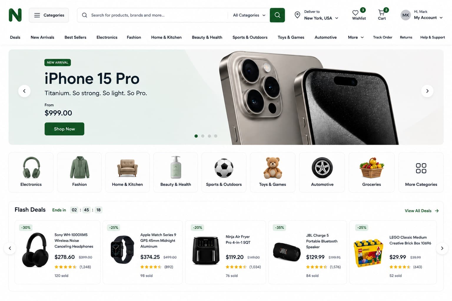 AI-Powered Multi-Vendor Commerce Platform